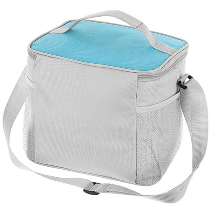TORBA TERMICZNA 24x19x22CM 10L BŁEKITNO SZARA ENERO CAMP