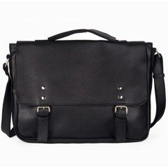 Torba męska na ramię KEMER SOLIER S31 Czarna - min. zamówienie 20 / 50 / 100 szt.