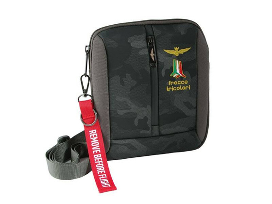 Torba na ramię AERONAUTICA MILITARE Drone Szara