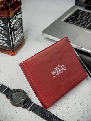 Ekskluzywny portfel skórzany męski skóra naturalna