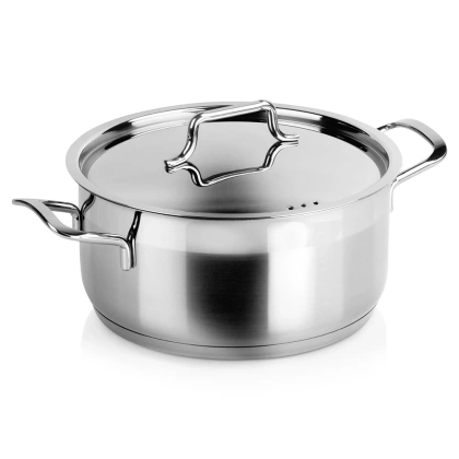 Garnek stalowy z pokrywką 18/10 PREMIUM 3 l ORION