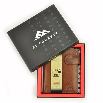 Portfel męski PELLUCCI 543-26 RFID Brązowy