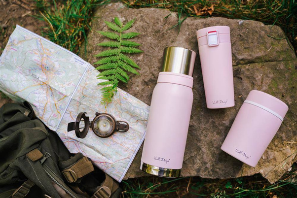 Termos turystyczny 1L FUORI różowy 27633