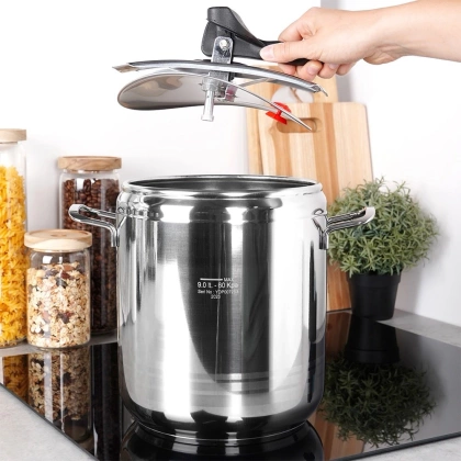 Szybkowar garnek stalowy ciśnieniowy zestaw garnków 9 l PROFI