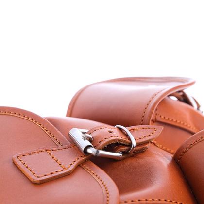 Mały plecak skórzany KEMER VOOC Vintage P2 Koniak