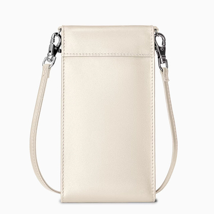 Torebka na telefon skórzana PUCCINI VULCANO VC92525 6B Beżowa