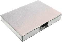 Szkatułka na biżuterię Stackers Glitter classic różowa z pokrywką