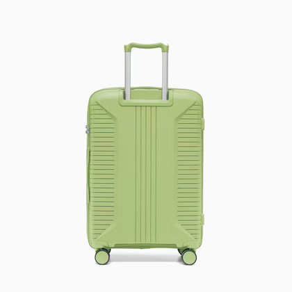 Średnia walizka PUCCINI BERLIN PP027B 5C Jasnozielona