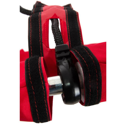 Huśtawka ogrodowa bocianie gniazdo 95x95cm czerwona