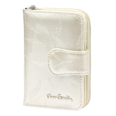 Nieduży skórzany portfel damski Pierre Cardin