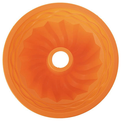 Forma silikonowa do pieczenia babki z kominem foremka 23,5 cm