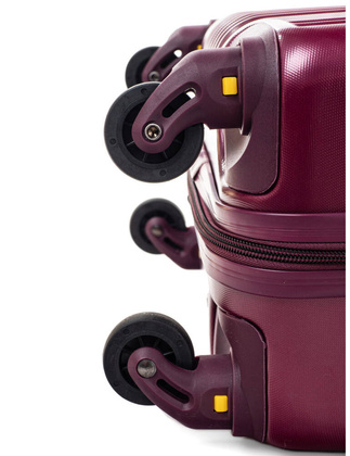 Zestaw 3 walizek KEMER RGL 735 Bordowy