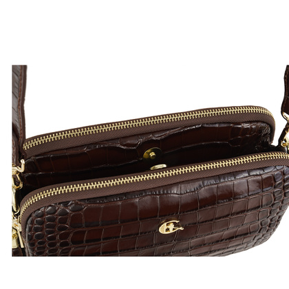 Elegancka listonoszka Canaletto – skóra z wzorem krokodyla TD830s259