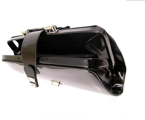 Teczka męska skórzana KEMERB 836/DW Czarna