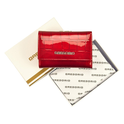 Portfel damski skórzany PELLUCCI BC-117 Czerwony