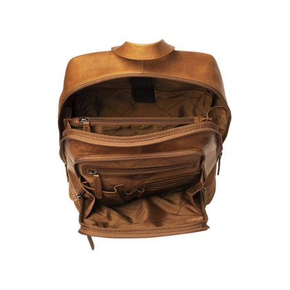 Plecak z miejscem na smartfon oraz laptop 14" Koniak - min. zamówienie 20 / 50 / 100 szt.