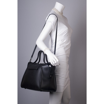 Torebka damska skórzana KEMER 654 Czarna - min. zamówienie 20 / 50 / 100 szt.