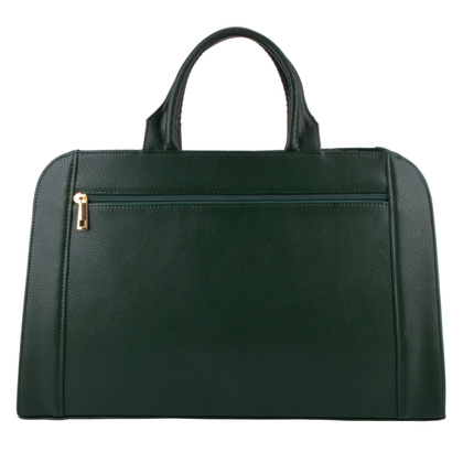 Teczka damska skórzana KEMER 091-20-SZN Zielona