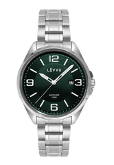 LAVVU Zegarek ze szkłem szafirowym HERNING Green