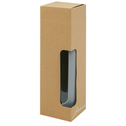 Tidan Butelka z borokrzemianowego szkła o pojemności 600 ml z silikonowym uchwytem