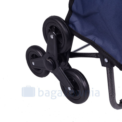 Wózek na zakupy KEMER BF103 SKŁADANY Granatowy - min. zamówienie 20 / 50 / 100 szt.