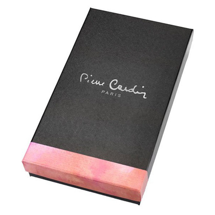 Portfel damski skórzany PIERRE CARDIN 02 LEAF 106 Czarny