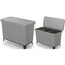 ŚMIETNIK KOSZE NA ŚMIECI SYSTEMA SORTIBOX 3W1 SMOOTH GRAY