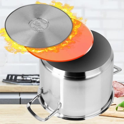 Garnek stalowy z pokrywką 18/10 PREMIUM 3,5 l ORION