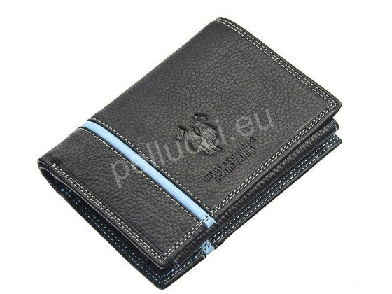 Portfel męski skórzany PELLUCCI Polo Club 5313 475 Czarny