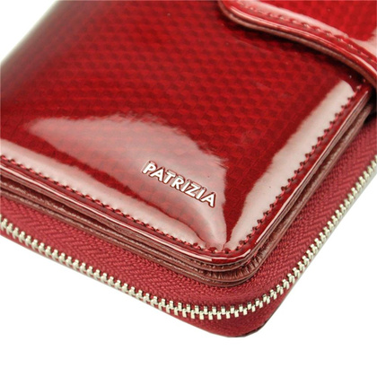 PORTFEL SKÓRZANY PATRIZIA CB-116 RFID CZERWONY