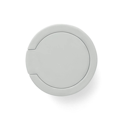 Szklana butelka sportowa, jasno szara