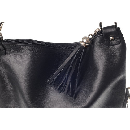 Torebka damska skórzana KEMER 675 Czarna - min. zamówienie 20 / 50 / 100 szt.