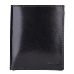 Portfel męski skórzany KEMER 304-ID Czarny - min. zamówienie 20 / 50 / 100 szt.