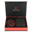 Zestaw prezentowy portfel +pasek Pierre Cardin ZG-104 Czarny / Czerwony