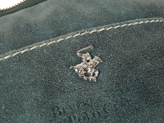 BH-321 NEBRASKA Torba na ramię skórzana Niebieska