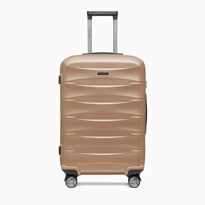 Średnia walizka PUCCINI CAIRO ABS030B 6C Złota