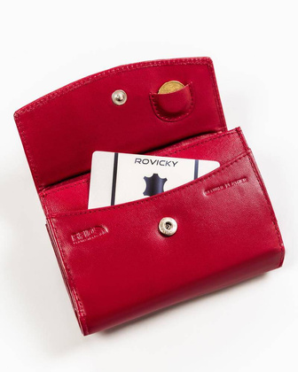 Portfel damski skórzany R-RD-40-GCL Magenta