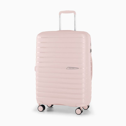 Średnia walizka PUCCINI MAURITIUS PP025B 3C Różowa