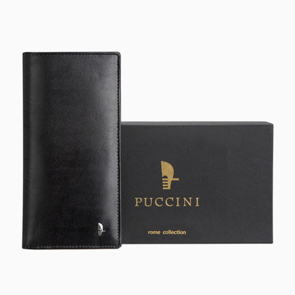 Portfel damski skórzany PUCCINI ROME CR20446 1 Czarny
