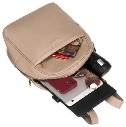 Pojemny plecak damski ze skóry ekologicznej