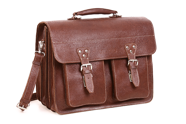 PROMO SET Torba TC12 Brązowa + Etui na laptop EPD1 Szare