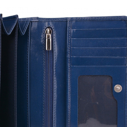 Portfel damski skórzany KEMER D42 Granat - min. zamówienie 20 / 50 / 100 szt.