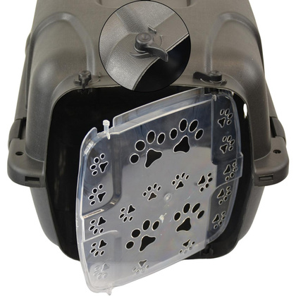 TRANSPORTER DLA ZWIERZAKA 48X32X30CM - CZARNY