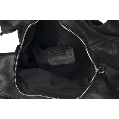 Torebka damska skórzana KEMER 159 Czarna - min. zamówienie 20 / 50 / 100 szt.