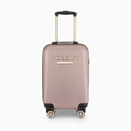 Mała kabinowa walizka PUCCINI LOS ANGELES ABS017C 3C Różowa