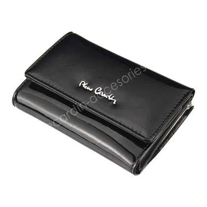 Portfel damski skórzany PIERRE CARDIN 02 LEAF 117 Szary