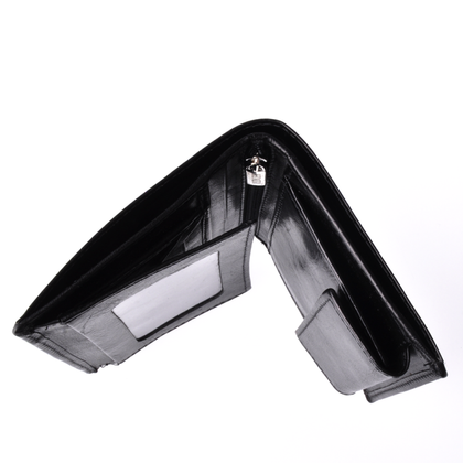 Portfel męski skórzany KEMER M 1 Czarny - min. zamówienie 20 / 50 / 100 szt.