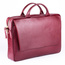 Skórzana torba na laptop 15.4 KEMER SOLIER FL14 Bordowa - min. zamówienie 20 / 50 / 100 szt.