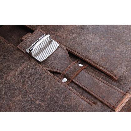 Teczka KEMER VOOC Vintage URBAN ATS167 ciemny brąz