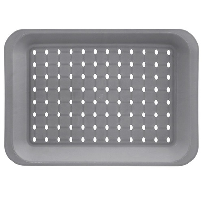 Taca kuchenna do serwowania szara 33x23 cm